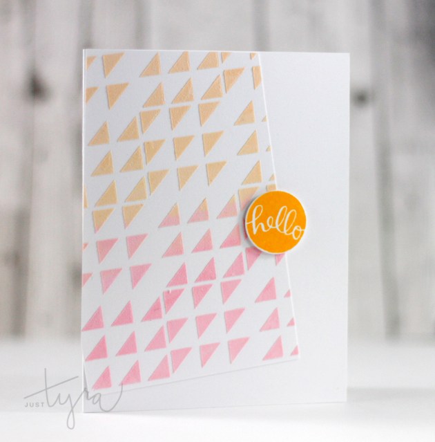 hello_embossed_card