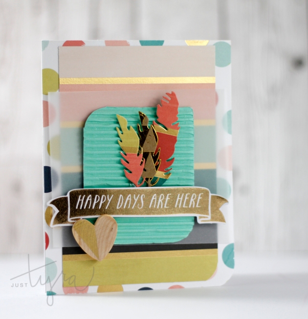 Happy Days Card Clique Kits August Release Just Tyra