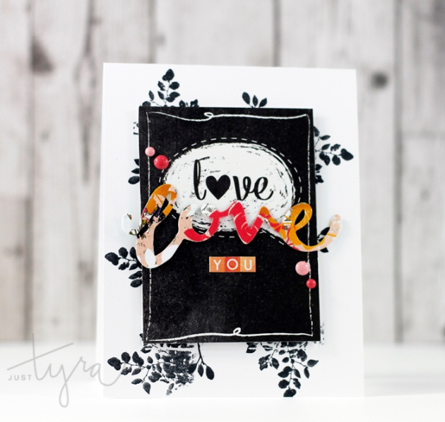 Colorful Love Card 2 Tyra Babington for Clique Kits