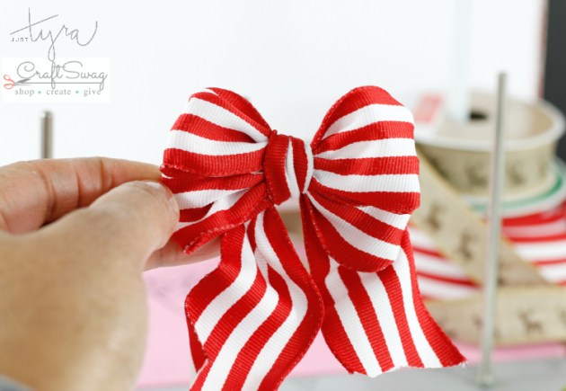 Sutter Bow It All Red and White Bow