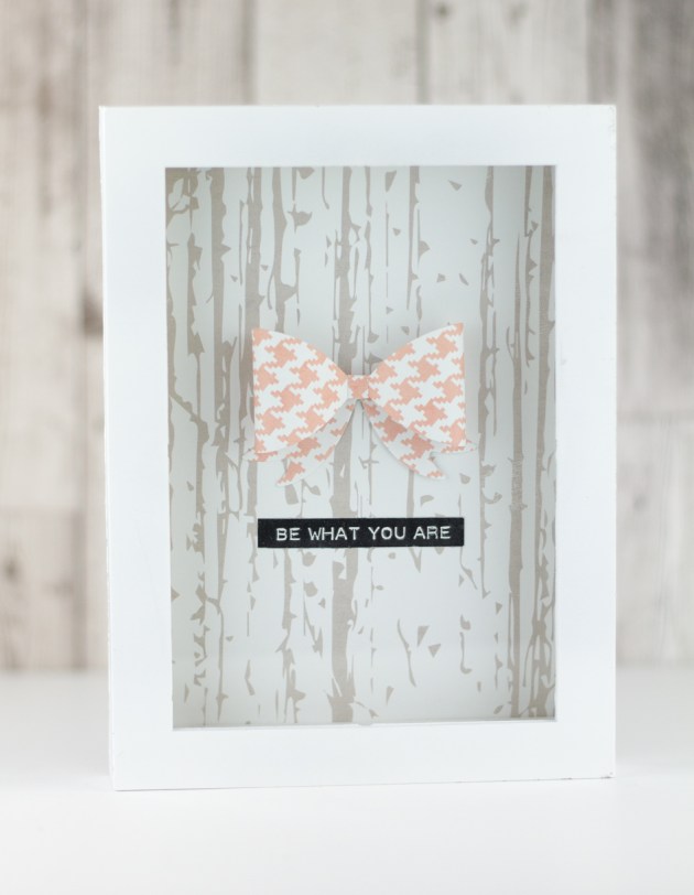 Craftwell TC A Girls Best Friend Set Gem Bow Shadow Box Decor Tyra Babington